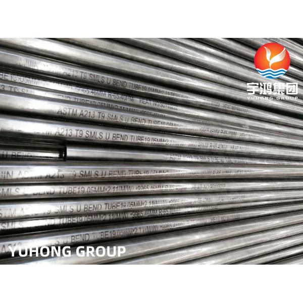 Quality ASME SA213 T9 Carbon Steel Seamless U Bend Heat Exchanger , Oil Tubes wholesale