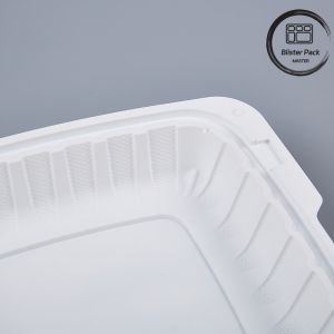 Disposable Transparent Plastic Clamshell Takeout Containers for Restaurants