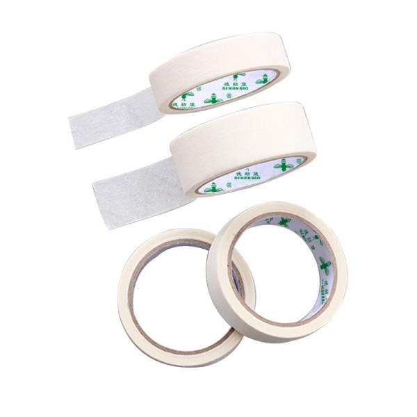 Quality 1 Inch Width Embossed Paper White Painters Tape Rubber Adhesive wholesale