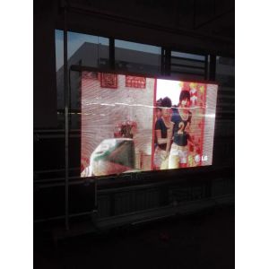 Transparent Led Moving Message Display Sign Outdoor Glass Window High Brightness