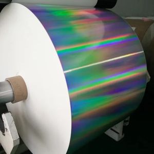 ISO Holographic Paper Roll Long Lasting Durable Gloss Paper Roll