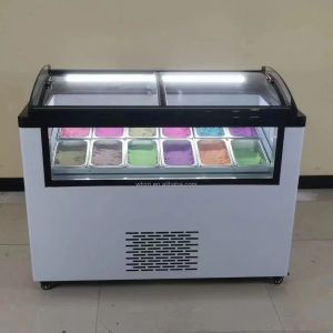 Cheap Factory Sale Customized Commercial Ice Cream Freezer Display Freezer Ice Cream Display Refrigeration Equipment for sale