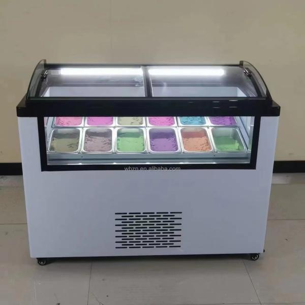 Factory Sale Customized Commercial Ice Cream Freezer Display Freezer Ice Cream