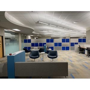 Ceiling Tile RAL9016 White PVDF Microperforated Aluminium Composite Soundproofin