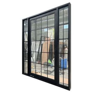 Modern Screen Custom Arches Top Exterior Front Double Entry Iron Glass Door
