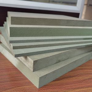 HMR Melamine Laminated MDF 3mm Waterproof Green MDF Board Customized