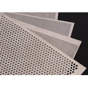 Cheap Customizable 304 Stainless Perforated Sheet with Powder Coating Finish for Precision Engineering for sale