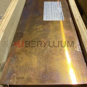 ASTM B194 TD02 CuBe2 C17200 Plate 40mm X 140mm X 1000mm Thermal Conductivity
