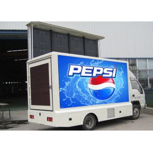 1R1G1B Two Edge Mobile LED Screen Truck Rental RGB LED Display 1500R / Min