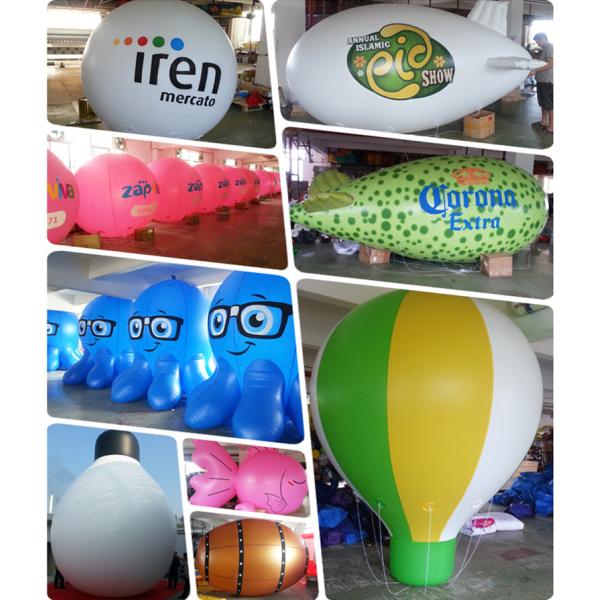 4m Printing Inflatable Blimp Inflatable Helium Balloon for Business Show