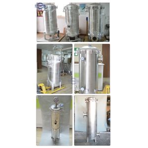 9.75 Cartridge Length Industrial Cartridge Filters Housing With 222 O-Ring