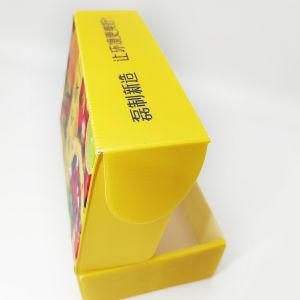 Anti Mold Plain Plastic Corrugated Foldable Boxes AI Customized