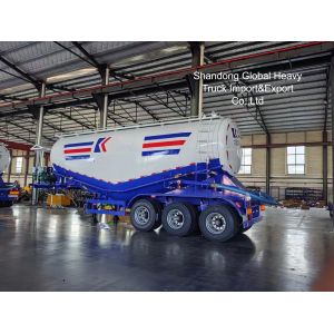 45 Cbm Cement Bulker Semi Trailer with 3 Axles for Dry Powder Transport
