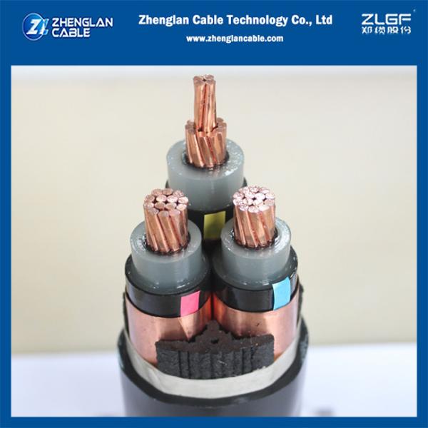Quality MV underground cable N2XSY 6/10KV 3x70mm2 CU/SC/XLPE/SC/CTS/PE IEC60502-2 wholesale