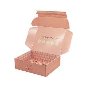 Cheap Custom Self Seal Adhesive Packaging Boxes Easy Tear Strip Zipper Mailing Mailer Shipping Box With Zipper for sale