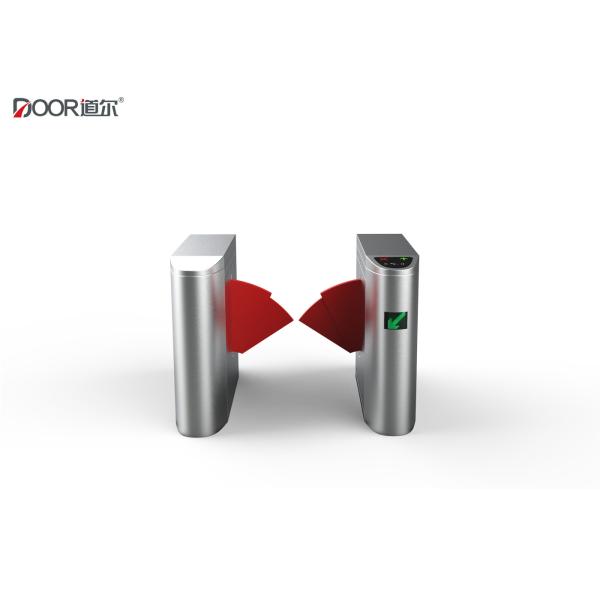 Quality 900mm Passage Width Flap Barrier Turnstile Telescope Wide Lane Flap Barrier Gate For Subway Station wholesale