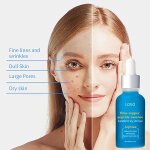 OEM B5 Repairing Blue Copper Face Serum Pure Niacinamide Retinol Face Peptide