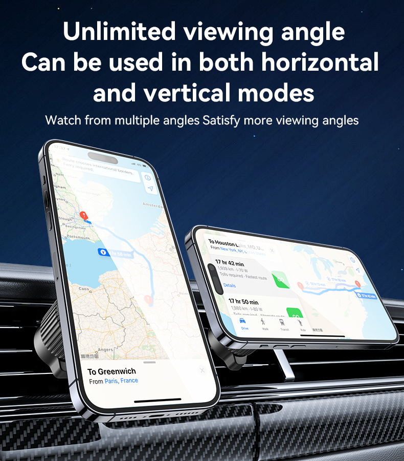 Yesido C252 360° Rotation Strong Magnetic Suction Barb Lock Car Phone Holder for Air Vent Mounting