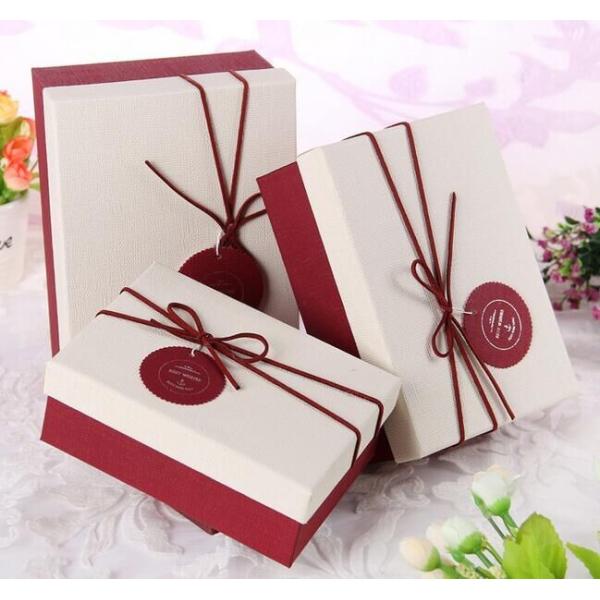 Quality Multi Shape Choices Luxury Paper Gift Box With BSCI BV CE Certification wholesale