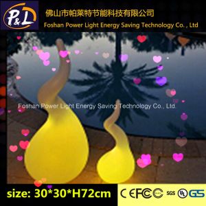 Cheap 16 Colors Wedding Event LED Pillars Plastic With Remote Control for sale