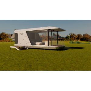 28 M² Space Capsule House For Living With Galvanlized Steel Frame