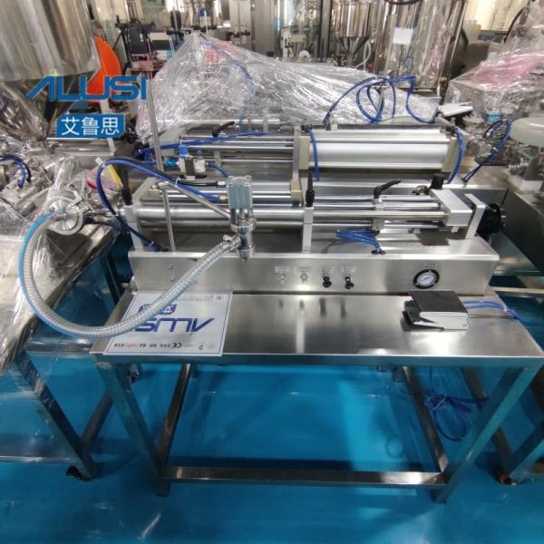 316L Liquid Filling Machine Semi Automatic Horizontal Pneumatic Quantity Beverage Bottle Filling Machine