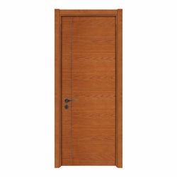 European Style Fireproof Wood Doors 2 Hours Swing Composite HDF