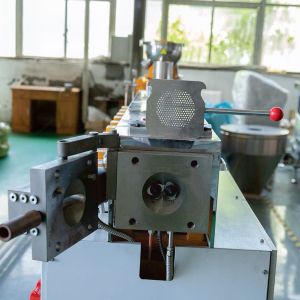 Parallel Co Rotating Plastic Granules Twin Screw Extruder Plastic Compounding