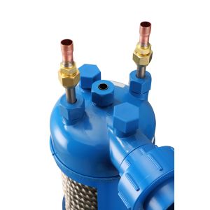 Custom Evaporator / Condenser Heat Exchanger With Welded Titanium Tube