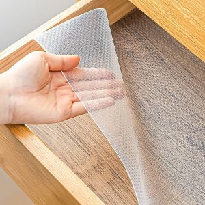 China Waterproof Fridge Mats Set Kitchen Cabinet Drawer Shelf Liner with Anti-Slip Design on sale