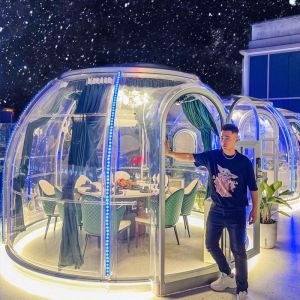 UV Resistance 99.9% Polycarbonate Dome House PC Round Shape Dome House