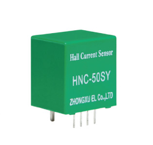 Hall Effect Current Sensor HNC-50SY Output For PCB Mounting Wide Temperature