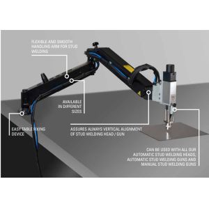 Handling Arm for Stud Welding POWERFLEX 1100,Free-Moving Handling Arm for Stud