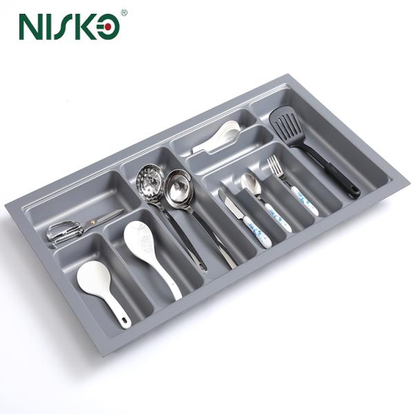 Kitchen Silverware Storage Cutlery Tray Box Utensil Drawer Insert For Forks