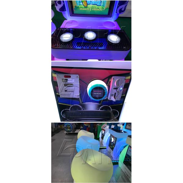 Electric Coin Operated Kiddie Ride / One Seat Racing Arcade Machine For Children