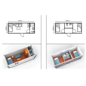Multi-Purpose Living Container House with Folding Design and Aluminum Window