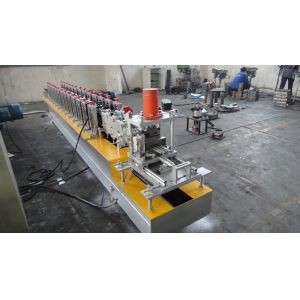 China Automatic 4Kw 12 Roller Stations 1.2 Inch Steel Roll Forming Machine with Two Output Table on sale