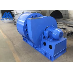 Blue SIMO Forced Draught Fan High Pressure Air Blower Fan Three Phase