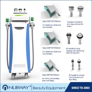 Cheap Best selling effective result Cryolipolysis RF Cavitation three system first three heating fat freezing Slimming machine for sale