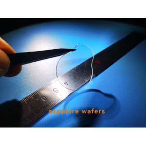 Monocrystalline Synthetic Sapphire Optical Windows Glass DSP Customized