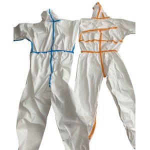 Mutiple Size Full Body Sealed Disposable Protective Coveralls
