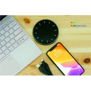 10mm Thickness Fast Charge Wireless Charging Pad 10W With LED Light