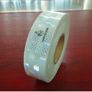 Diamond Prismatic Self Adhesive Reflective Tape White Red Yellow
