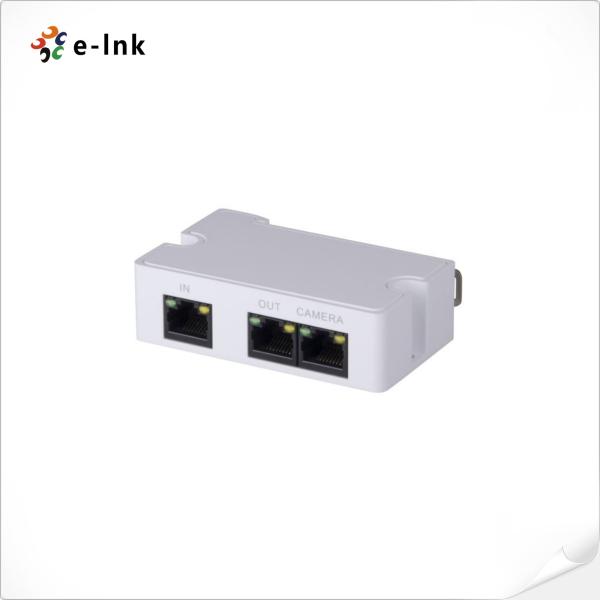 Mini DIN - Rail Power Over Ethernet Splitter 2 Port POE Extender 3W Power