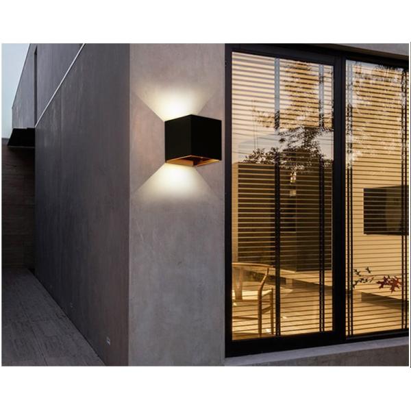 6W Waterproof IP65 adjustable PIR sensor led outdoor wall lights & wall mounted outdoor wall lights