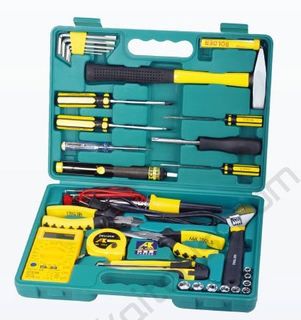 Quality 31 pcs telecom tool set ,with multimeter,soldering iron ,solder wire ,pliers,wrech wholesale