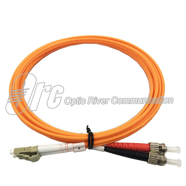 Quality Multimode Orange OM2 Fiber Optic Patch Cord LC To FC Duplex wholesale