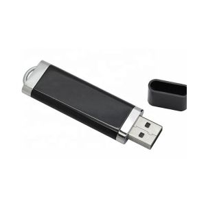 Plastic 16G 2.0 USB blue color with customized logo and package from show life