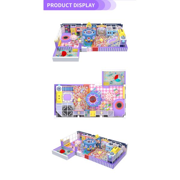 Custom 155 Sqm Party Rental Wooden Soft Sensory Toys Room Equipment Kindergarten Play Center