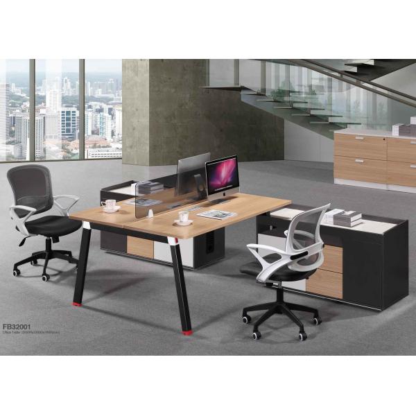 Quality T Shape Modular Office Partition Workstation Melamine Board Materials wholesale
